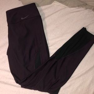 nike maroon leggings